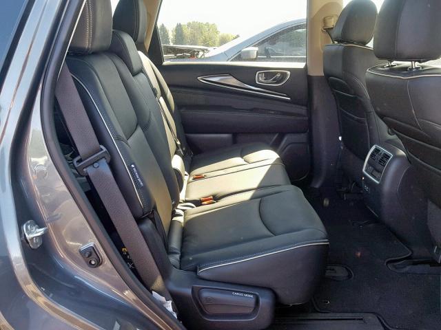 5N1DL0MM8KC551747 - 2019 INFINITI QX60 LUXE GRAY photo 6