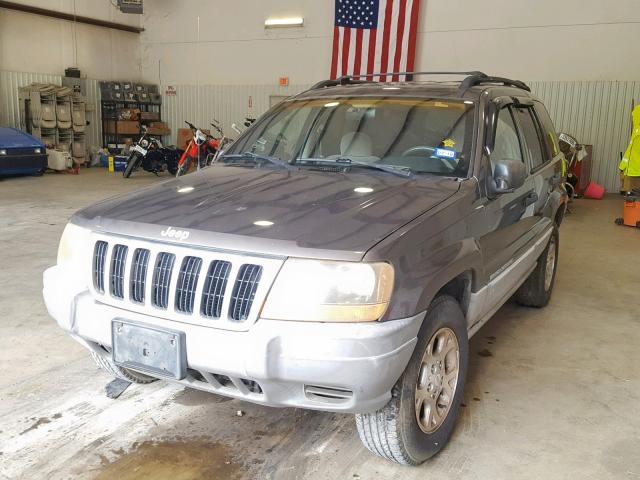 1J4G258S1XC761456 - 1999 JEEP GRAND CHER TAN photo 2