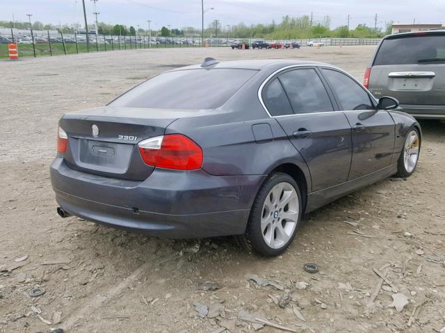 WBAVB33546KR74003 - 2006 BMW 330 I GRAY photo 4