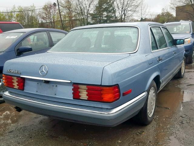 WDB1260351A227885 - 1986 MERCEDES-BENZ 420 BLUE photo 4