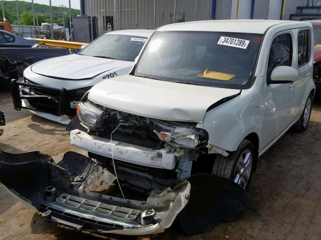 JN8AZ2KR3AT166051 - 2010 NISSAN CUBE BASE WHITE photo 2