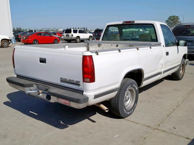 1GCEC14W8WZ249474 - 1998 CHEVROLET CK1500 WHITE photo 4