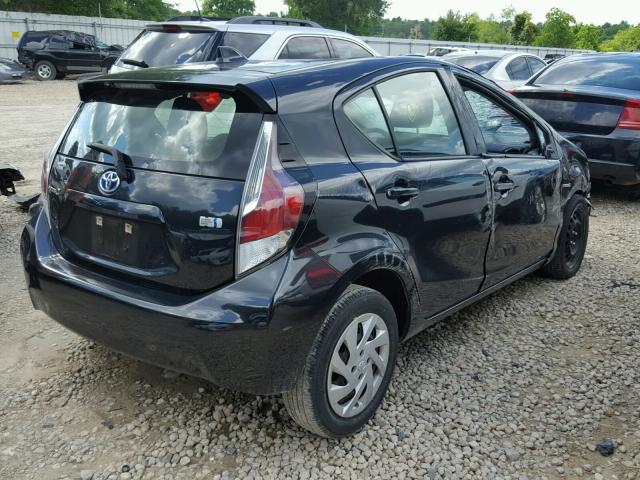 JTDKDTB33F1586511 - 2015 TOYOTA PRIUS C BLACK photo 4