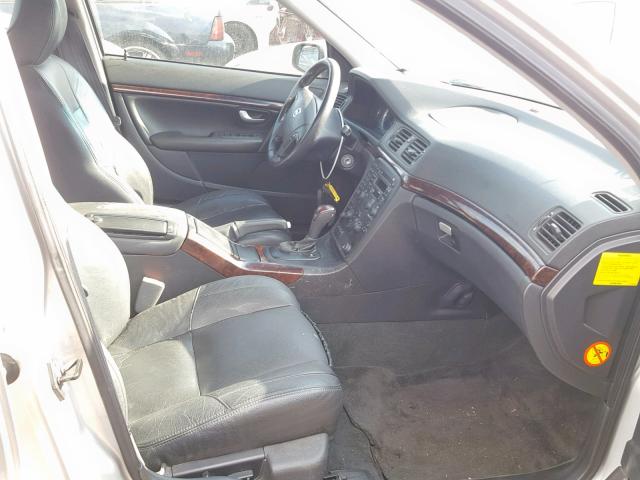 YV1TS91Z041380654 - 2004 VOLVO S80 T6 SILVER photo 5