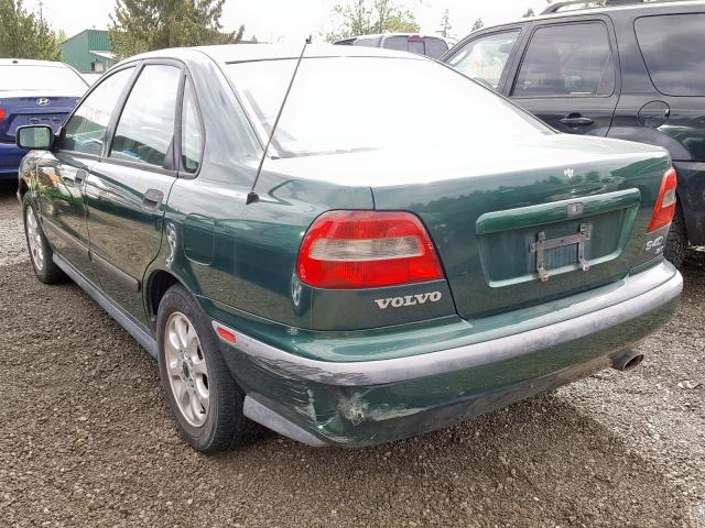 YV1VS2558YF563574 - 2000 VOLVO S40 GREEN photo 3