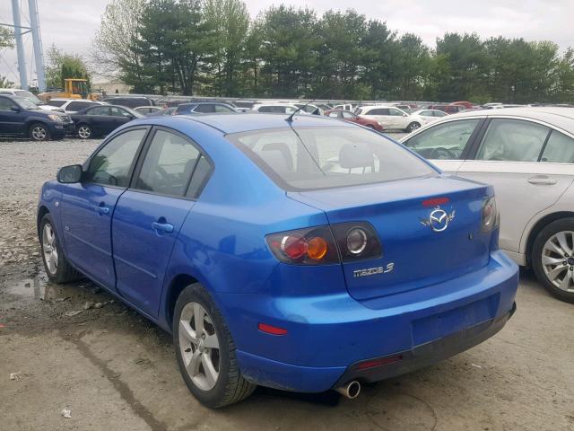 JM1BK123451333397 - 2005 MAZDA 3 S BLUE photo 3