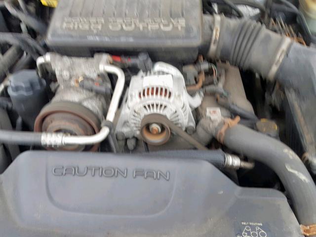 1J4GW58J64C105146 - 2004 JEEP GRAND CHER GRAY photo 7