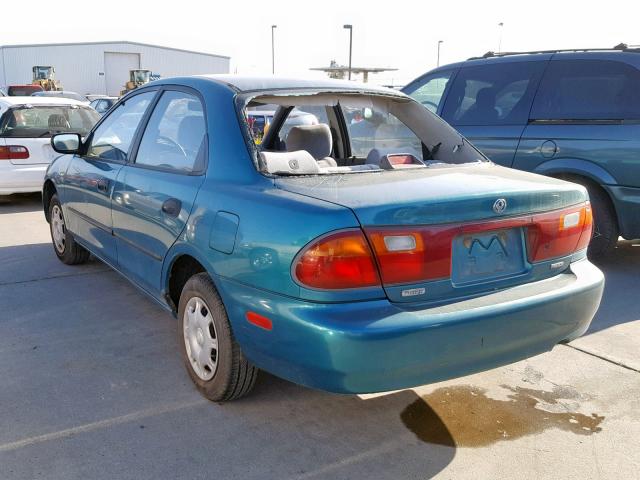 JM1BA1414S0155247 - 1995 MAZDA PROTEGE DX GREEN photo 3