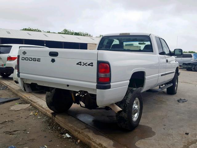 3B7KF23C42M201036 - 2002 DODGE RAM 2500 WHITE photo 4