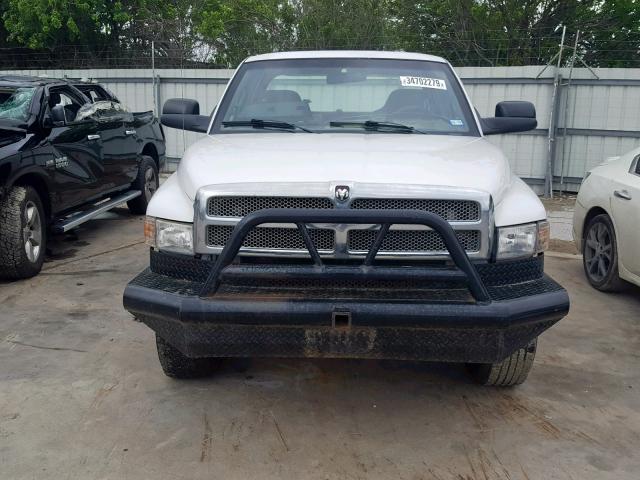 3B7KF23C42M201036 - 2002 DODGE RAM 2500 WHITE photo 9