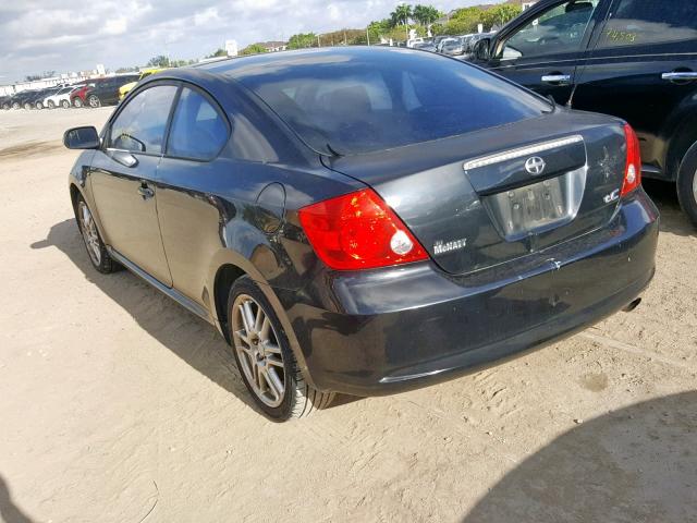 JTKDE177950040573 - 2005 TOYOTA SCION TC BLACK photo 3