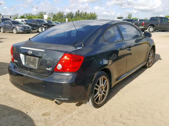 JTKDE177950040573 - 2005 TOYOTA SCION TC BLACK photo 4