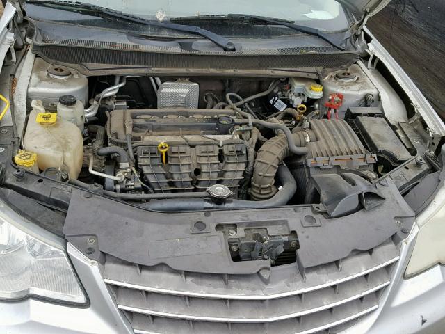 1C3LC46J38N181867 - 2008 CHRYSLER SEBRING LX SILVER photo 7