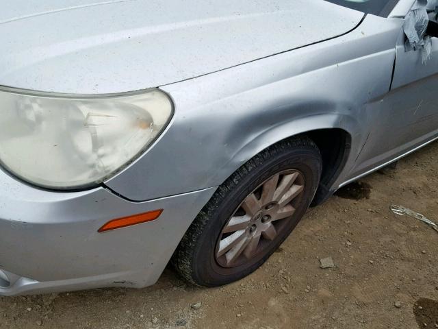 1C3LC46J38N181867 - 2008 CHRYSLER SEBRING LX SILVER photo 9