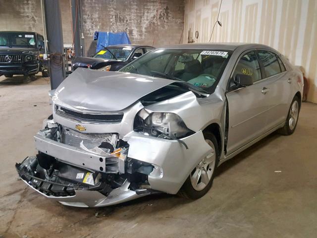 1G1ZB5E06CF233186 - 2012 CHEVROLET MALIBU LS SILVER photo 2
