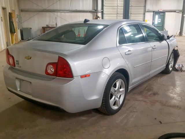 1G1ZB5E06CF233186 - 2012 CHEVROLET MALIBU LS SILVER photo 4