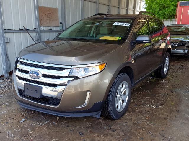 2FMDK3JC7EBB03973 - 2014 FORD EDGE SEL  photo 2