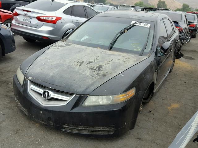 19UUA66234A010291 - 2004 ACURA TL BLACK photo 2