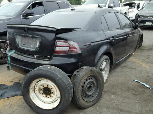 19UUA66234A010291 - 2004 ACURA TL BLACK photo 4