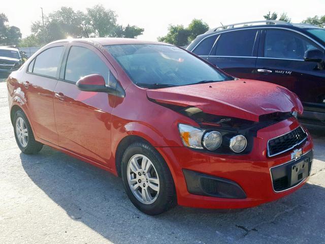 1G1JA5SH8C4125741 - 2012 CHEVROLET SONIC LS 红色 照片 1