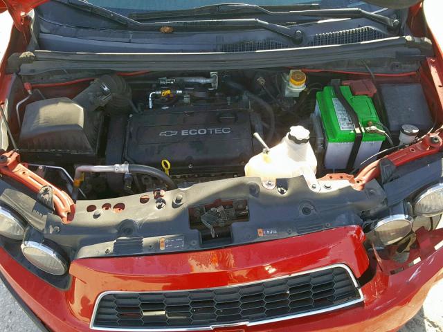 1G1JA5SH8C4125741 - 2012 CHEVROLET SONIC LS 红色 照片 7