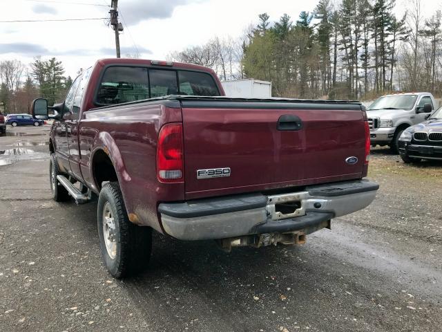 1FTWX31PX6ED65557 - 2006 FORD F350 SRW S MAROON photo 3