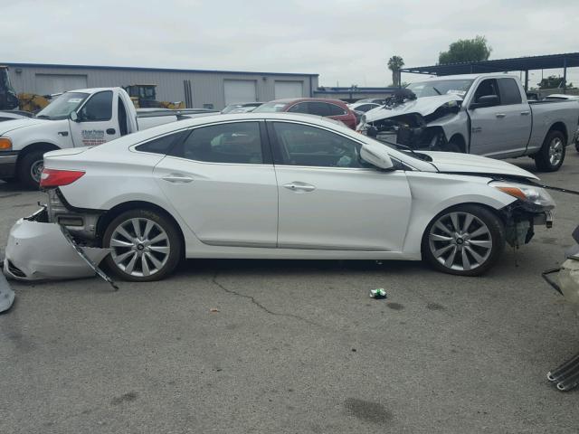 KMHFH4JG7DA330607 - 2013 HYUNDAI AZERA GLS WHITE photo 1