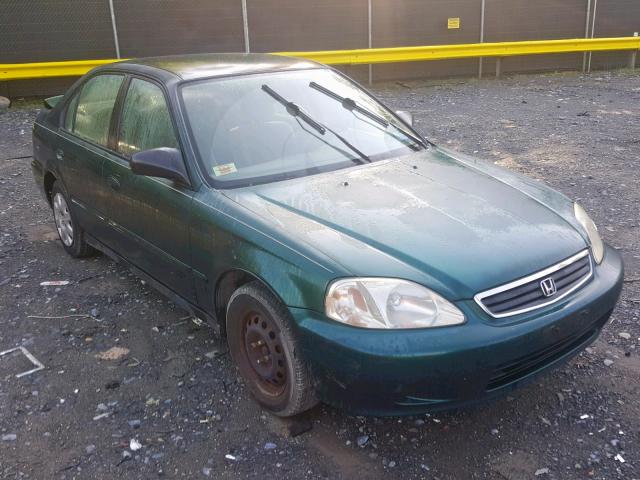 2HGEJ6611XH525291 - 1999 HONDA CIVIC BASE GREEN photo 1