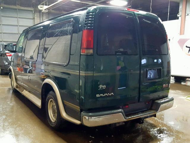 1GDFG15R211229127 - 2001 GMC SAVANA RV GREEN photo 3