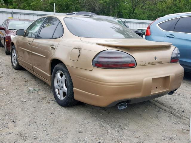 1G2WP52K0WF341507 - 1998 PONTIAC GRAND PRIX 金色 照片 3
