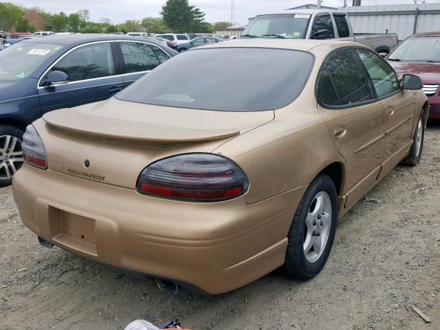 1G2WP52K0WF341507 - 1998 PONTIAC GRAND PRIX 金色 照片 4