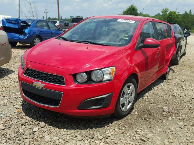 1G1JB6SH7D4227441 - 2013 CHEVROLET SONIC LS 红色 照片 2