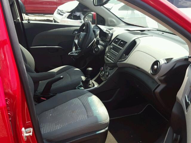 1G1JB6SH7D4227441 - 2013 CHEVROLET SONIC LS 红色 照片 5
