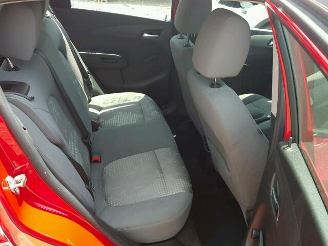 1G1JB6SH7D4227441 - 2013 CHEVROLET SONIC LS 红色 照片 6