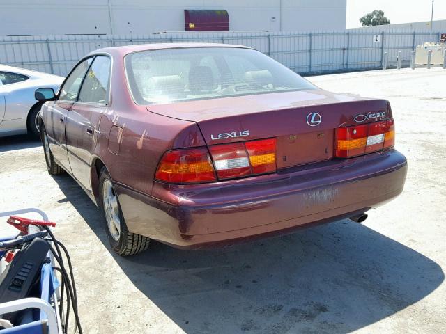 JT8BF28G1X5063253 - 1999 LEXUS ES 300 BURGUNDY photo 3