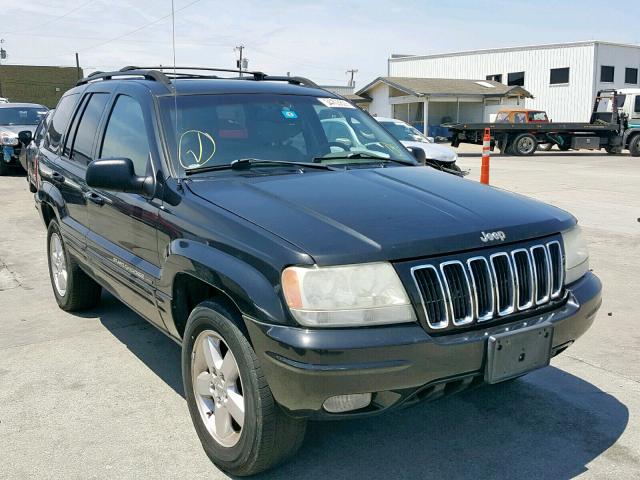 1J8GX58J93C506250 - 2003 JEEP GRAND CHER BLACK photo 1