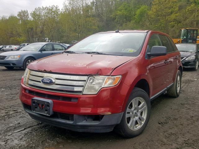 2FMDK36C49BA46551 - 2009 FORD EDGE SE RED photo 2