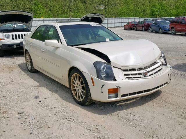 1G6DP577370130459 - 2007 CADILLAC CTS HI FEA WHITE photo 1