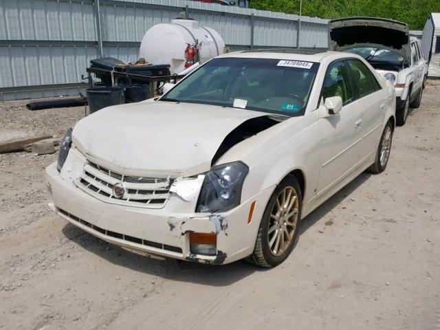 1G6DP577370130459 - 2007 CADILLAC CTS HI FEA WHITE photo 2