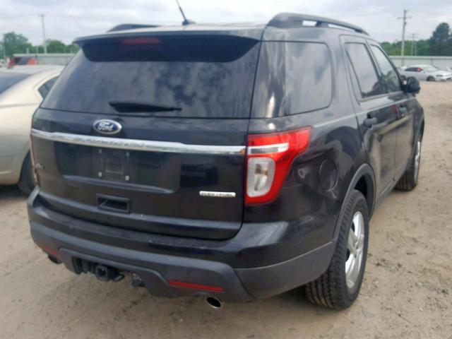 1FM5K7B85DGA25156 - 2013 FORD EXPLORER BLACK photo 4