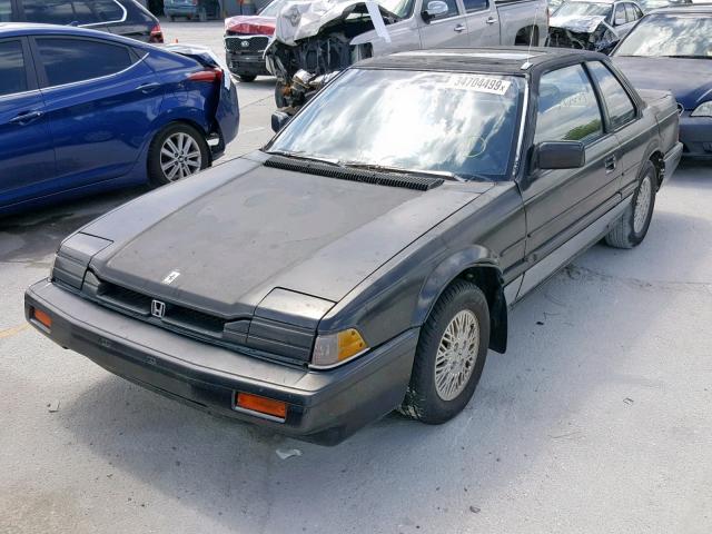 JHMBA3145HC009309 - 1987 HONDA PRELUDE 2. BLACK photo 2