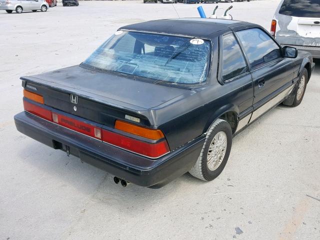 JHMBA3145HC009309 - 1987 HONDA PRELUDE 2. BLACK photo 4