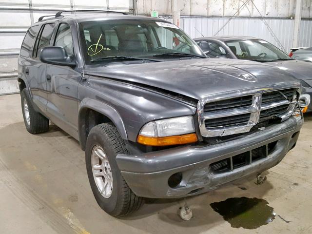 1D4HS48Z13F630282 - 2003 DODGE DURANGO SL GRAY photo 1