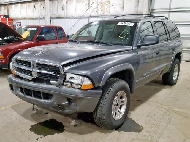 1D4HS48Z13F630282 - 2003 DODGE DURANGO SL GRAY photo 2