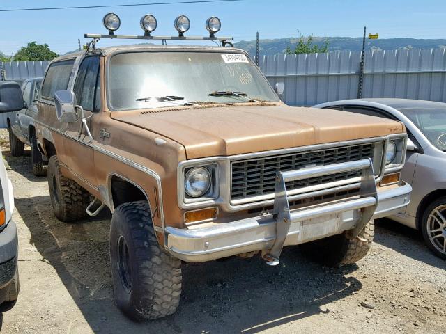 CKY184F193163 - 1974 CHEVROLET BLAZER TAN photo 1