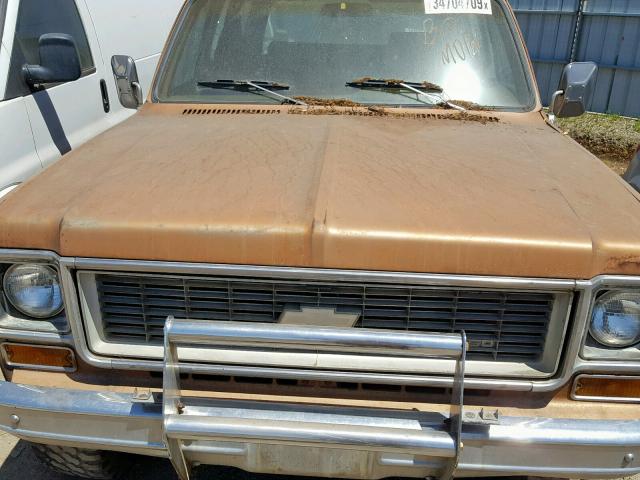 CKY184F193163 - 1974 CHEVROLET BLAZER TAN photo 7