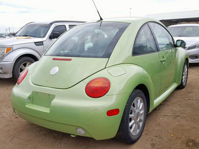 3VWCK31C85M413433 - 2005 VOLKSWAGEN NEW BEETLE მწვანე ფოტო 4