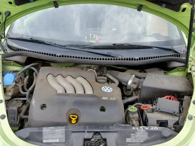 3VWCK31C85M413433 - 2005 VOLKSWAGEN NEW BEETLE მწვანე ფოტო 7