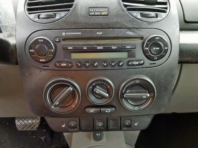 3VWCK31C85M413433 - 2005 VOLKSWAGEN NEW BEETLE მწვანე ფოტო 9