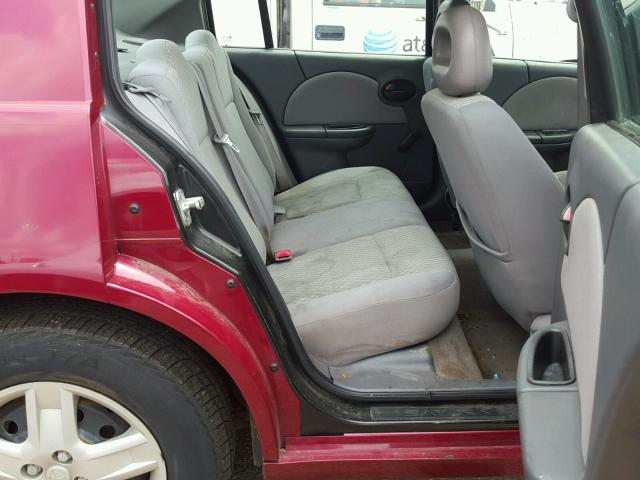 1G8AZ55F96Z187936 - 2006 SATURN ION LEVEL MAROON photo 6